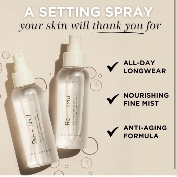 HALEYS BEAUTY Re-Seal Setting Spray 3.55 oz. NEW IN BOX RETAILS $22 - Picture 4 of 7